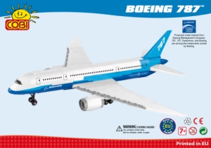 COBI 26600 Boeing 787 Dreamliner ™ ™ Kit 600 Parts/2 Figures 