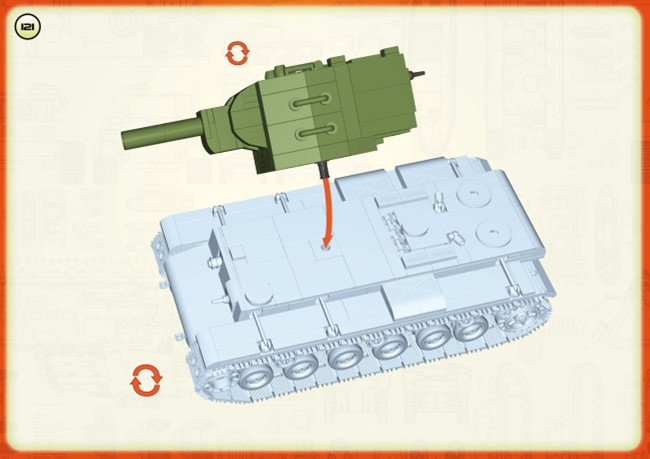 Kv 2 World Of Tanks Cobi 3039 Istruction Manual