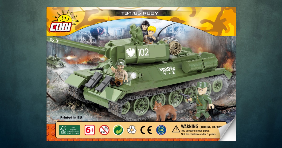 Rudy 102 T-34/85 - COBI-2486 - istruction manual