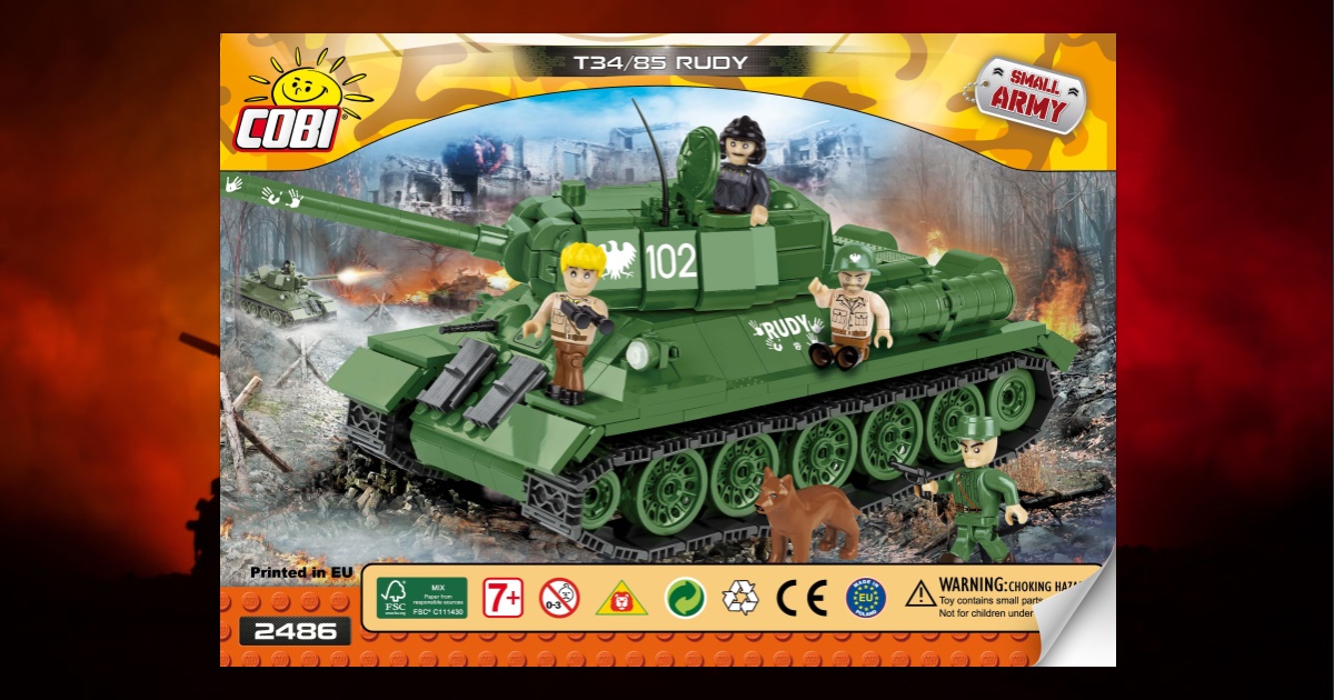 Rudy 102 T-34/85 / COBI-2486 istruction manual