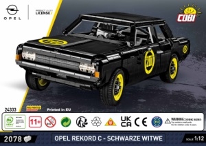 24333 Opel Rekord C Schwarze Witwe