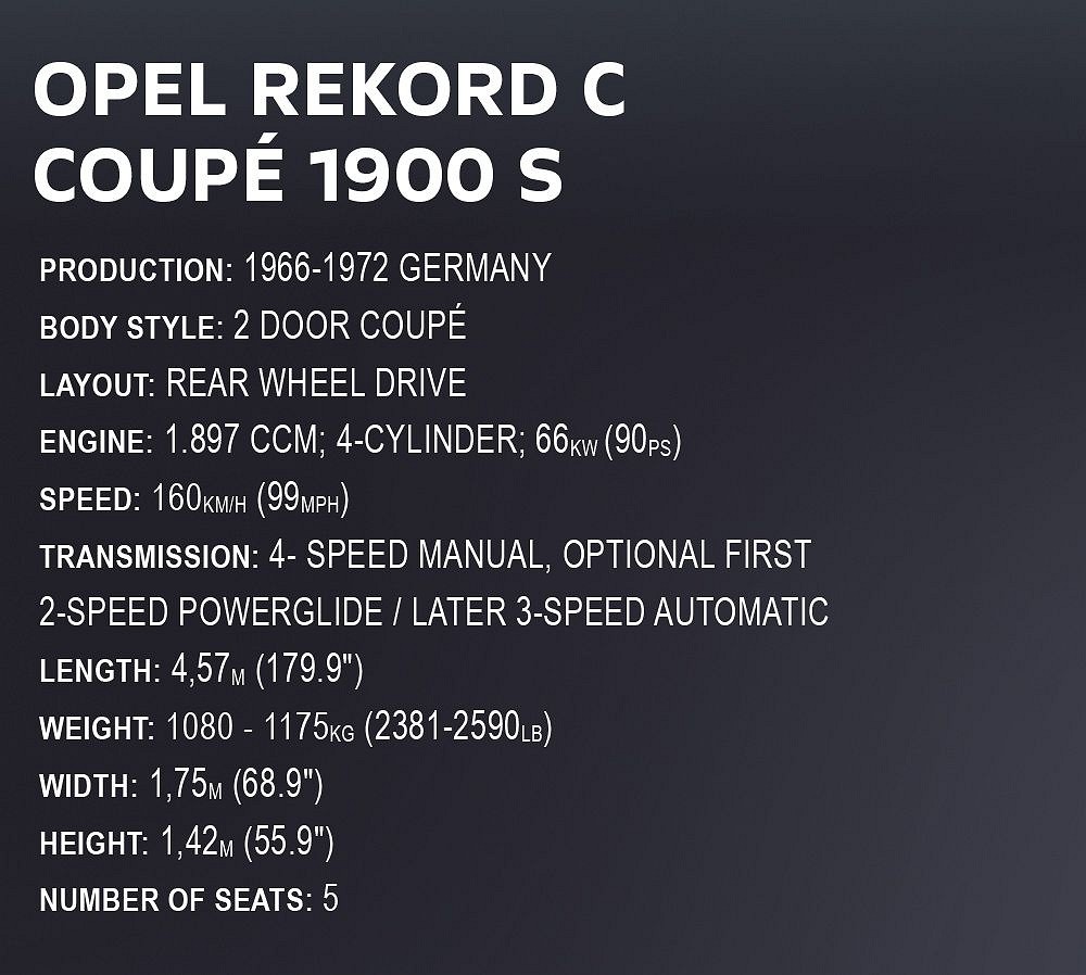 Opel Rekord C Coupe - Executive Edition - fot. 11