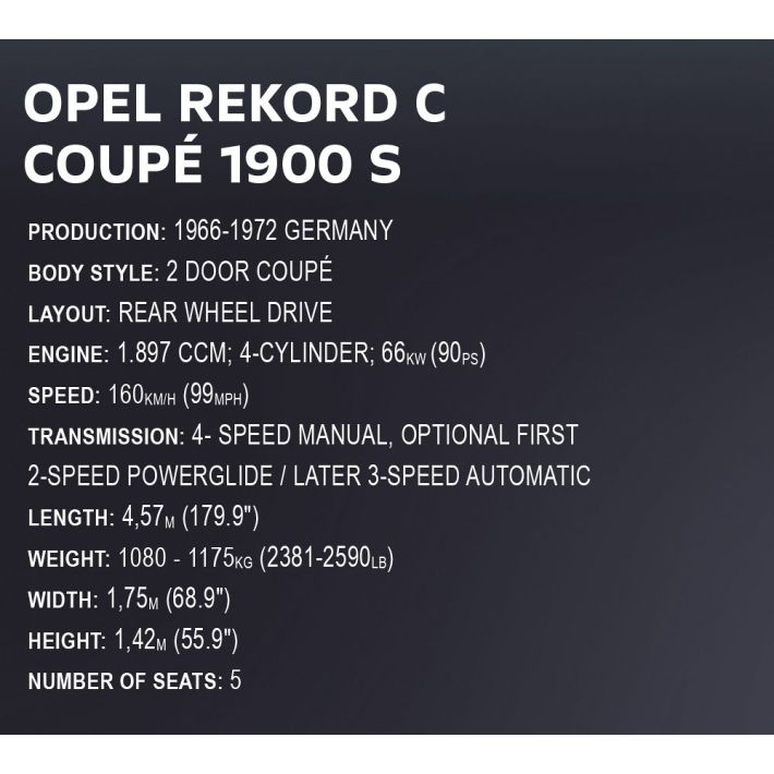Opel Rekord C Coupe - Executive Edition - fot. 11
