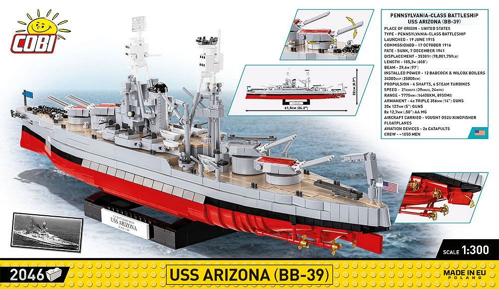 USS Arizona (BB-39) - fot. 6