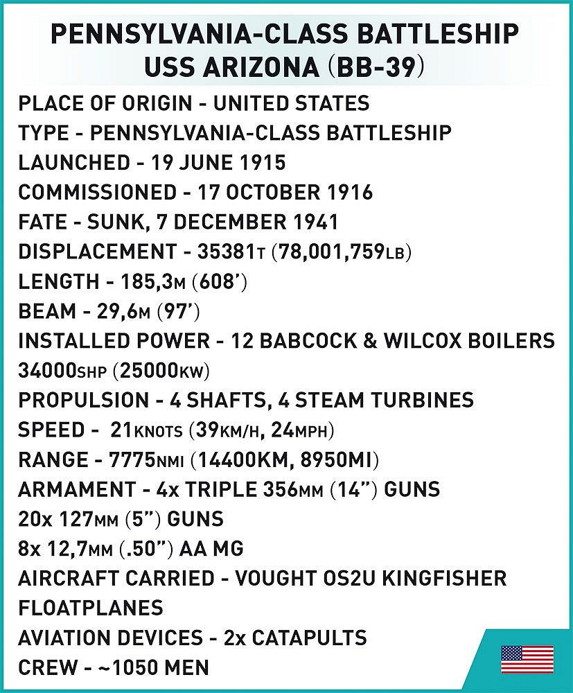 USS Arizona (BB-39) - fot. 9