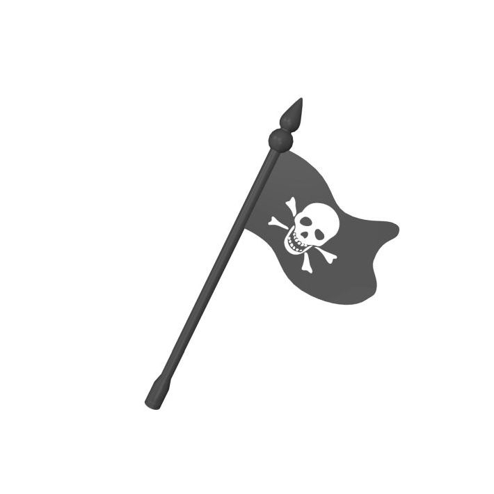 Flaga "Skull Piraci"