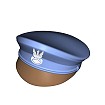 Czapka oficerska z daszkiem, nadruk - fot. 5