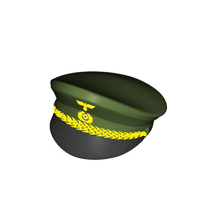 Czapka oficerska z daszkiem, nadruk - fot. 7