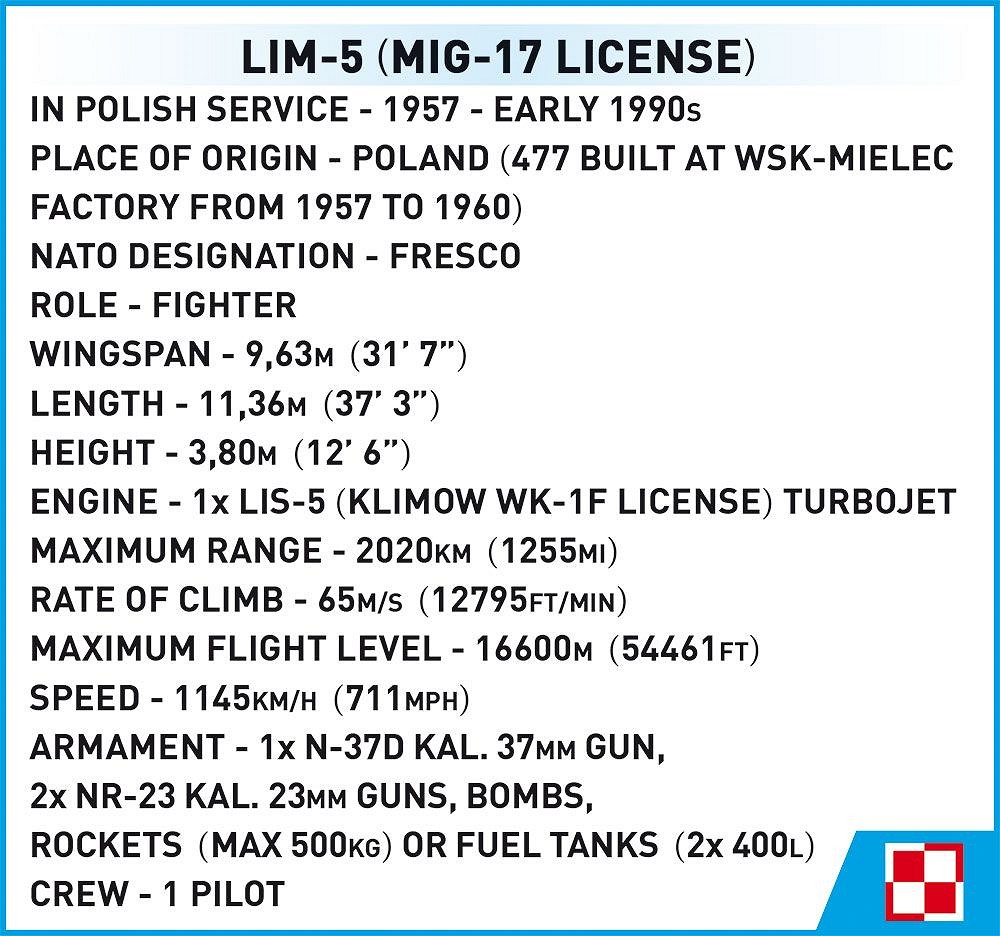 Lim-5 Polish Air Force 1959 - fot. 11