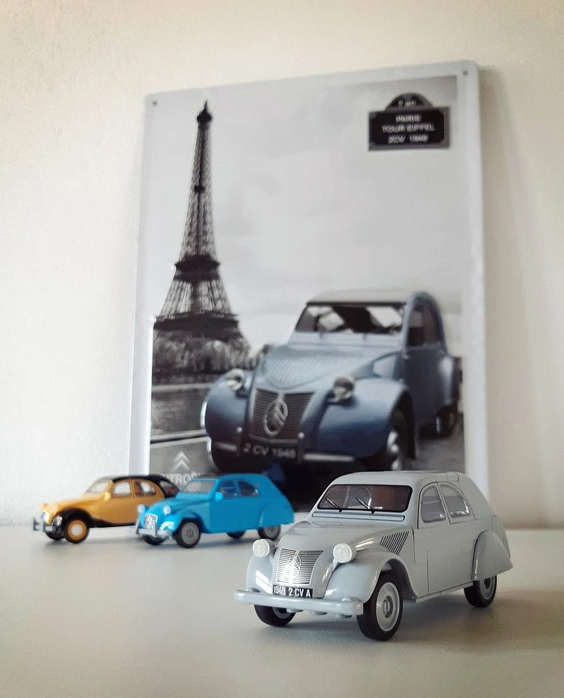 Maquette - CITROEN - 2CV CHARLESTON E.E - 1630 PCS - Échelle 1/12 - Intérieur - Jeux - Jouets