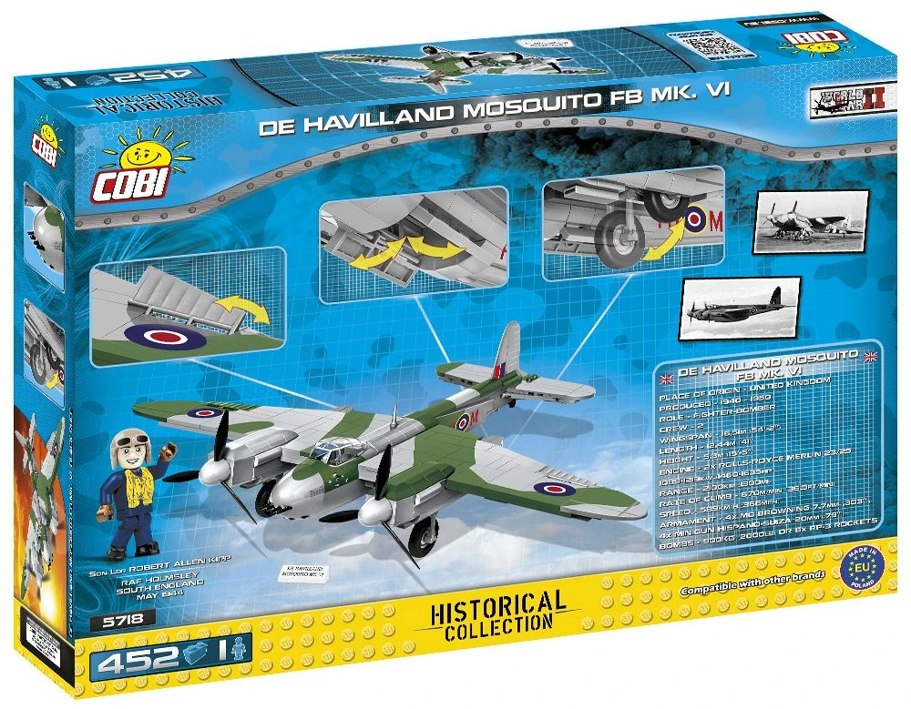 COBI firstメイヤ De Havilland Mosquito FB Mk.VI (COBI-5718)  Aircraft  Cobi.eu