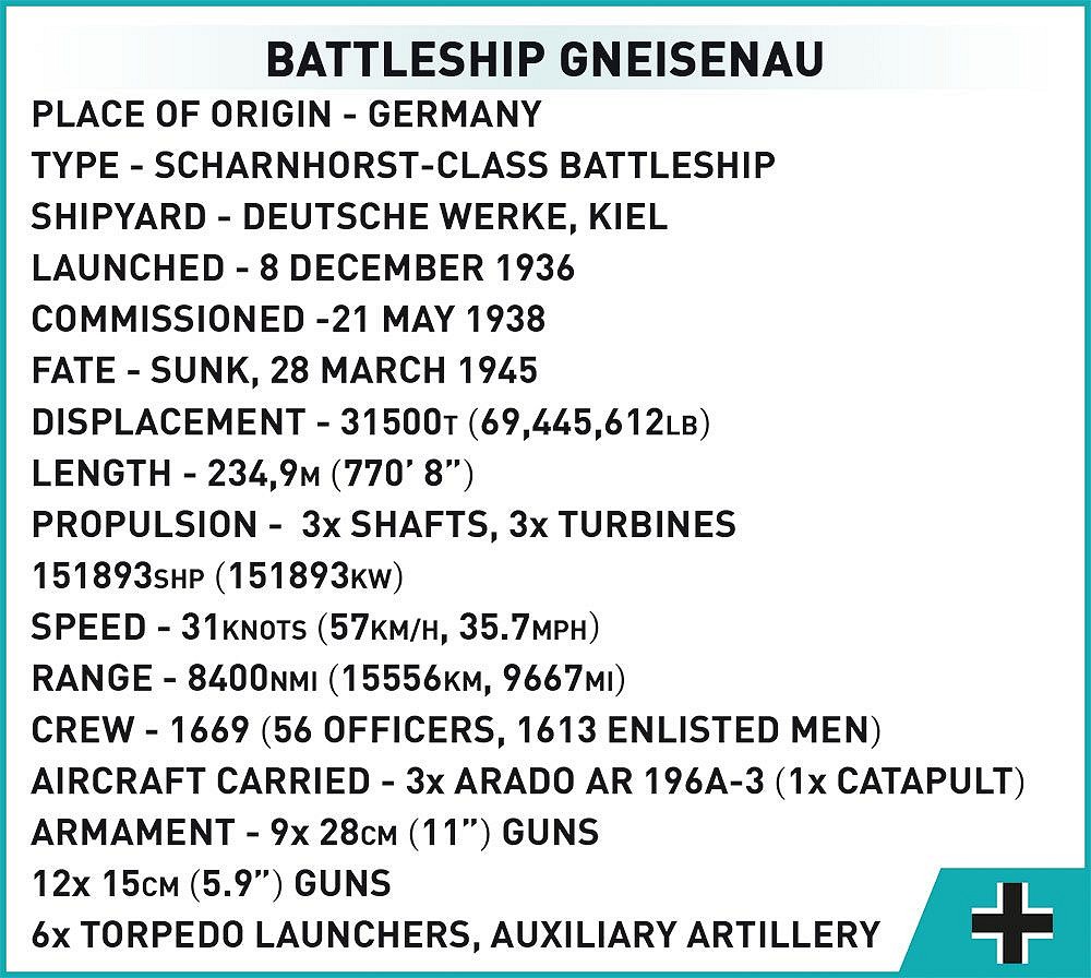 Battleship Gneisenau - Edycja Limitowana - fot. 13