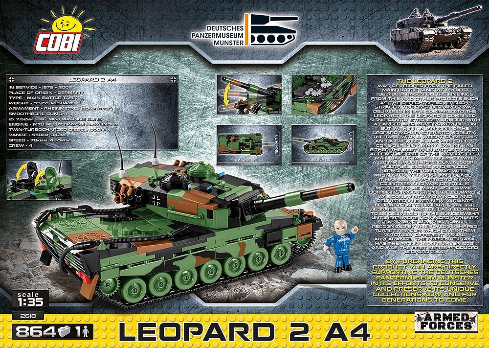 Leopard 2A4 - niemiecki czołg podstawowy - fot. 4
