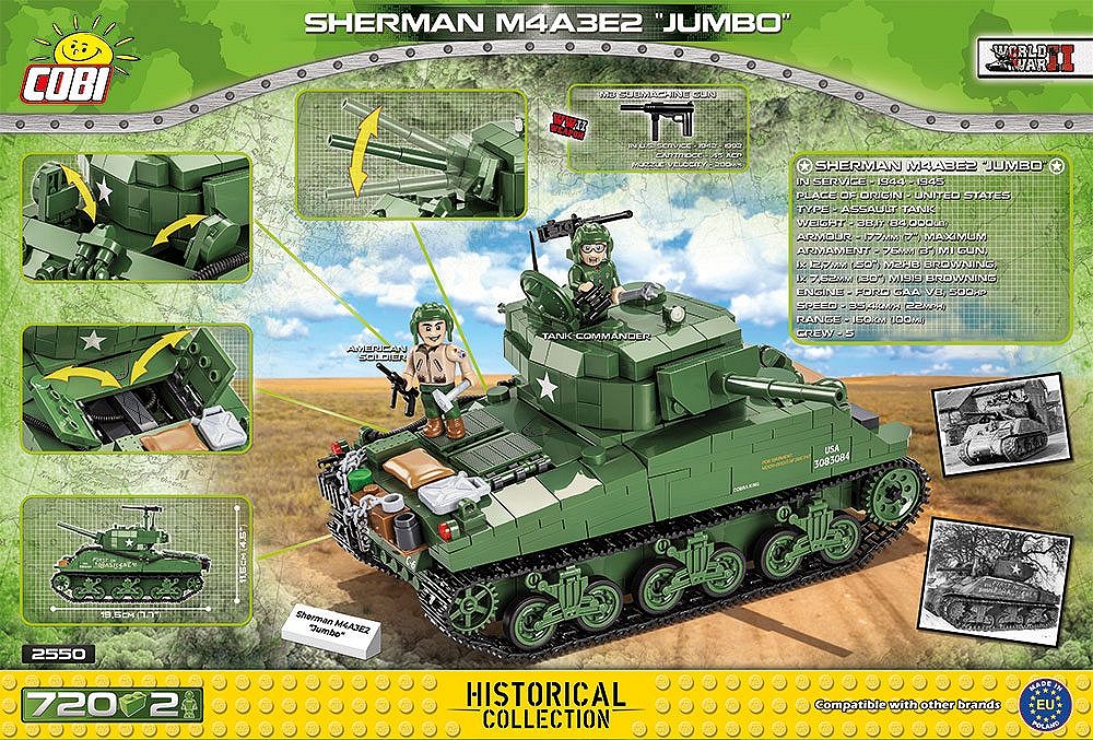 Sherman M4A3E2 Jumbo - uszkodzone opakowanie - fot. 4