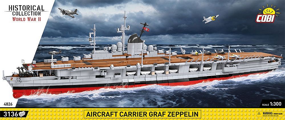Aircraft Carrier Graf Zeppelin (COBI-4826) \ Ships and boats \ Cobi.eu