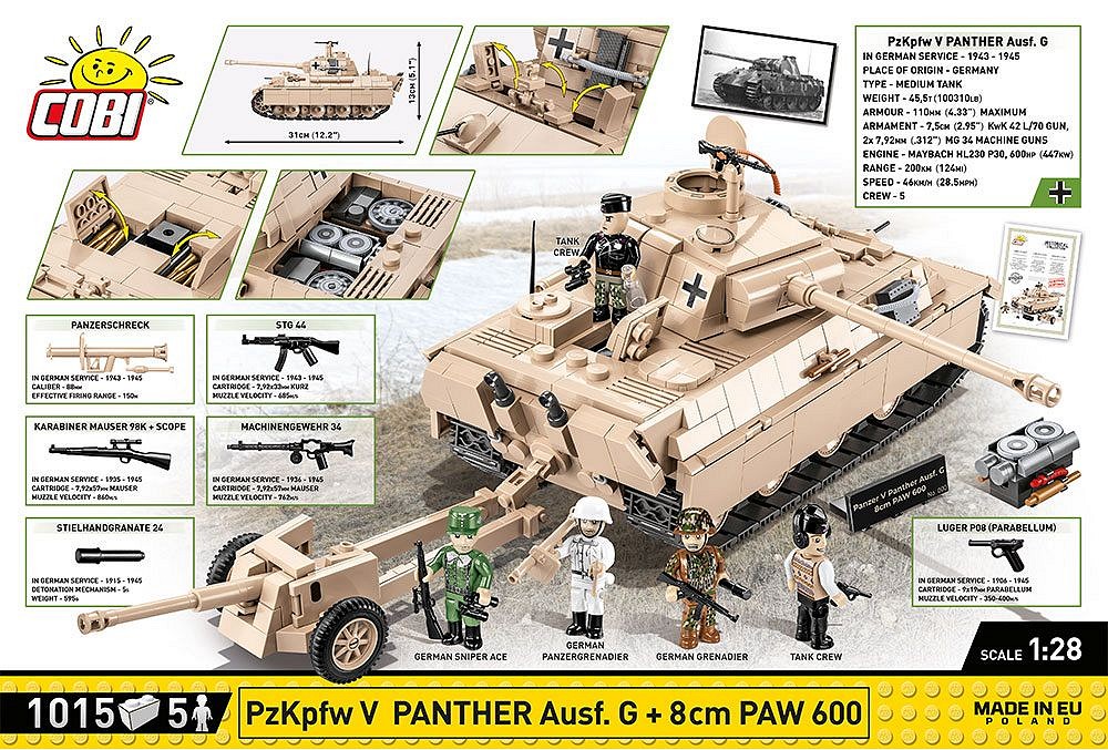PzKpfw V Panther Ausf. G + 8 cm PAW 600 - Edycja Limitowana - fot. 21