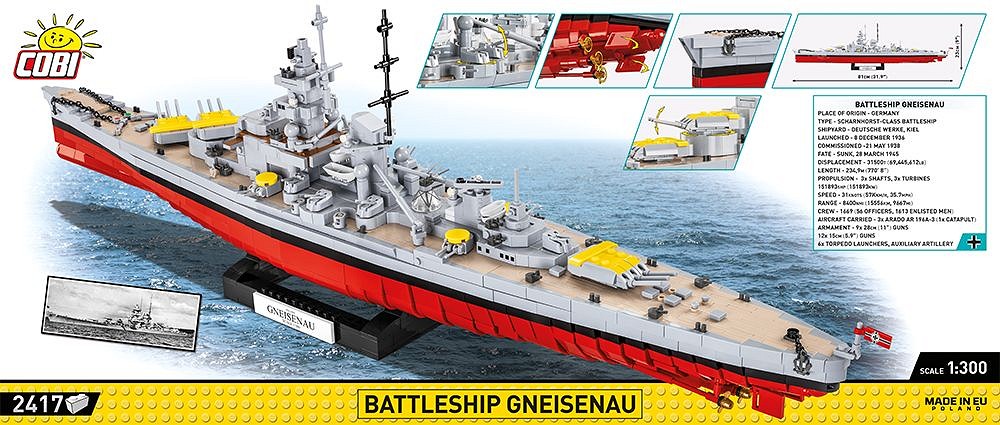 Battleship Gneisenau - fot. 12