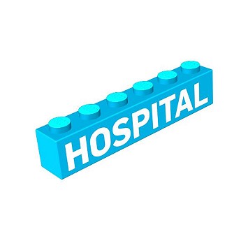 1x6 klocek "Hospital"