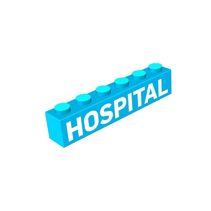 1x6 klocek "Hospital"