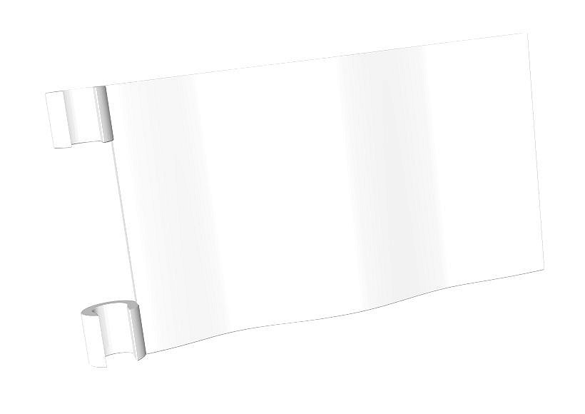 3x5 bandera, biała