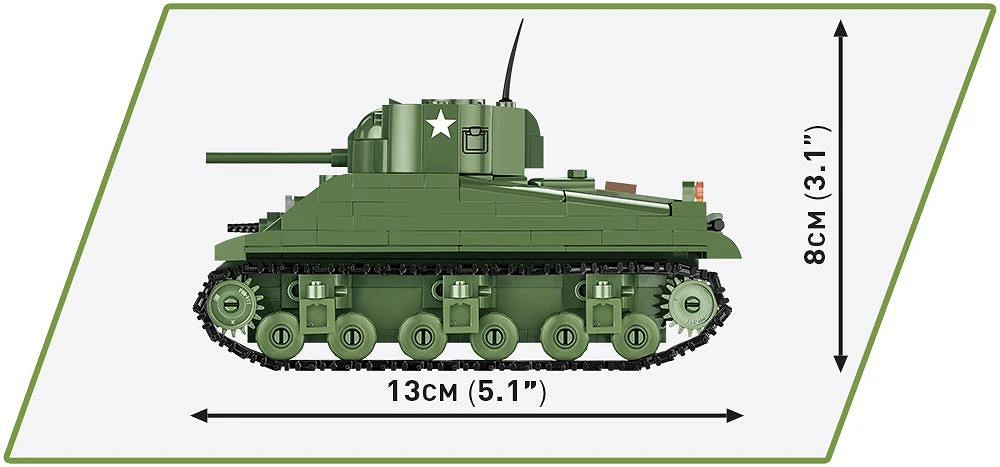 Sherman M4A1 [2715] instruction manual