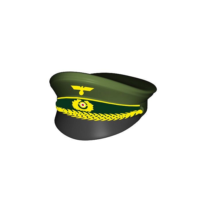 Czapka oficerska z daszkiem, nadruk - fot. 14