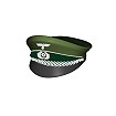 Czapka oficerska z daszkiem, nadruk - fot. 15