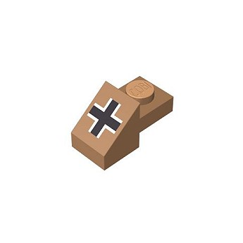 1x1 skos z 1x1 1/3, krzyż niemiecki mini