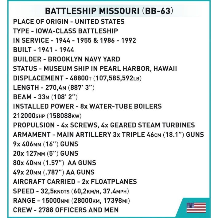 Battleship Missouri (BB-63) - fot. 9