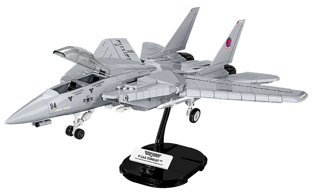 Amazon.com: COBI Top Gun F-14A Tomcat Fighter Plane - 1:48