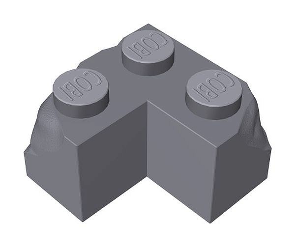 2x2 klocek naroże wyszczerbione - fot. 8