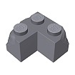 2x2 klocek naroże wyszczerbione - fot. 8