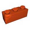 1x3 klocek wyszczerbiony