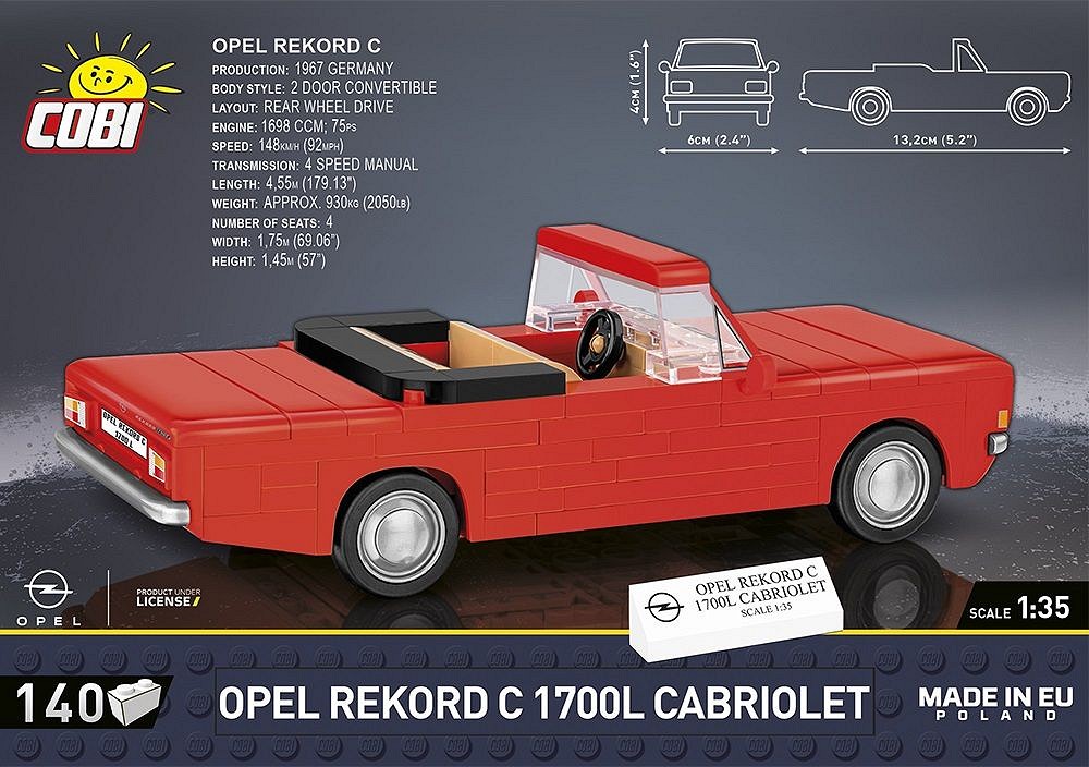 Opel Rekord C 1700 L Cabriolet - fot. 3
