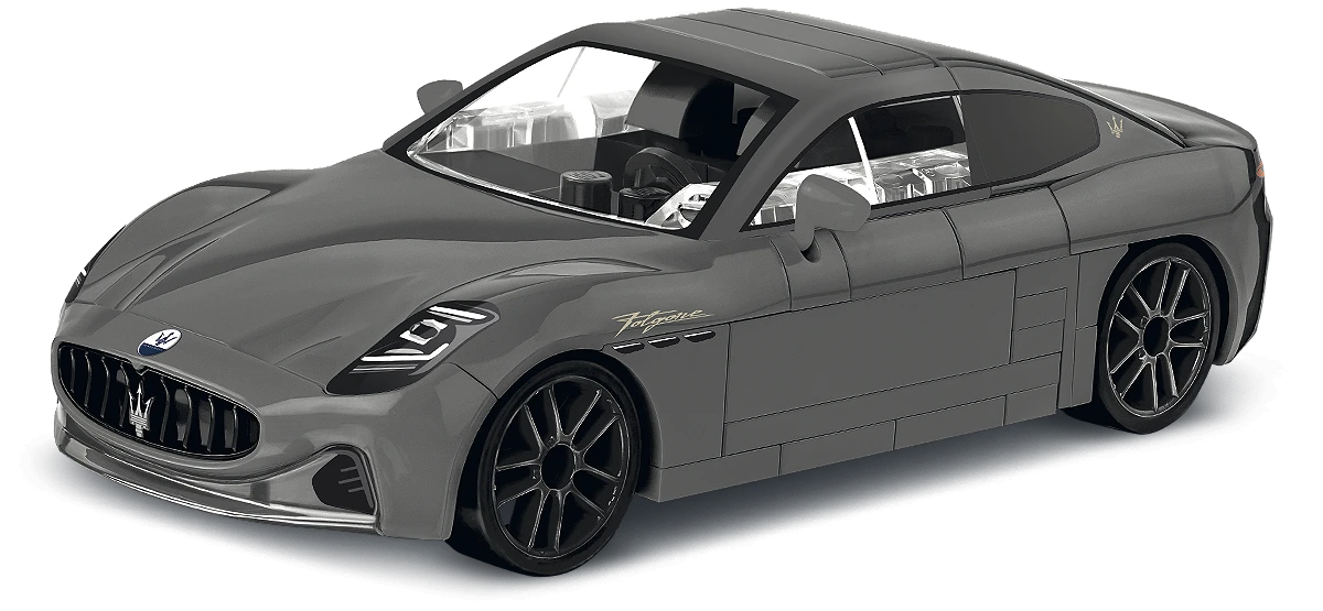 COBI Maserati GranTurismo Modena – Set Costruzioni 97 Pezzi, Scala 1:35, Modello Auto Rossa Con Ruote Mobili
