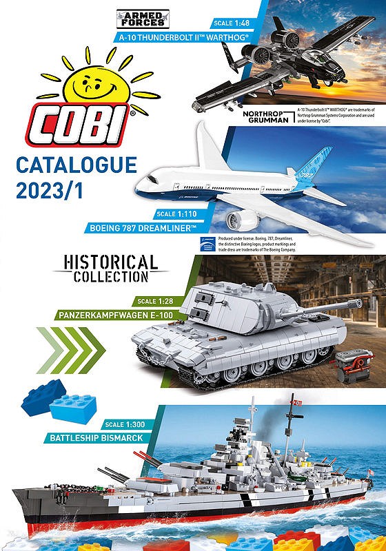 Katalog klocków Cobi 2023/1