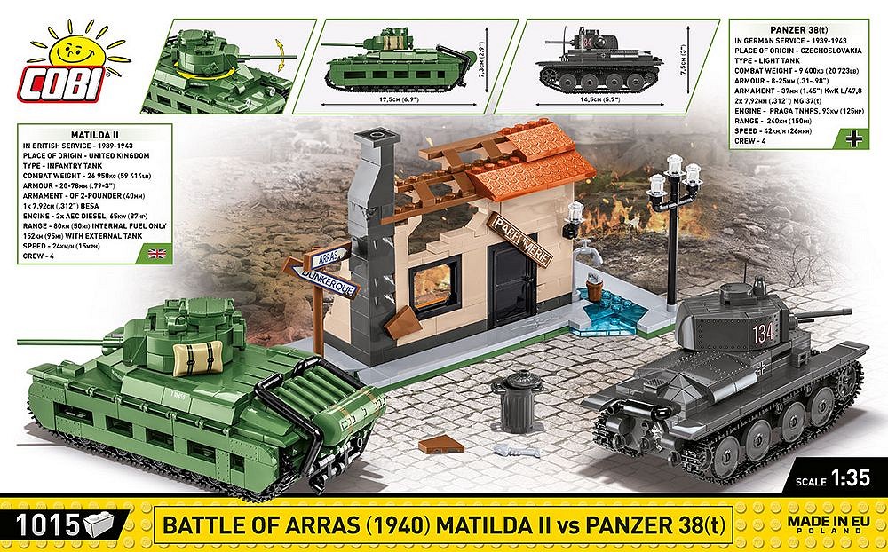 Battle of Arras 1940 Matilda II vs Panzer 38(t) - fot. 5