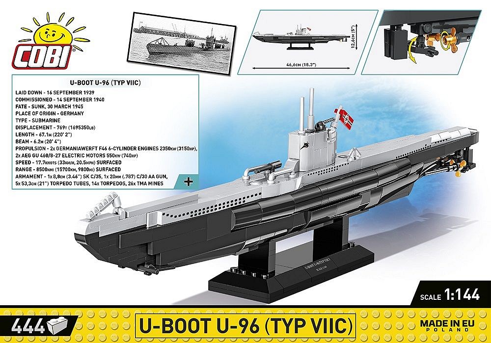 U-Boot U-96 Typ VIIC - fot. 3
