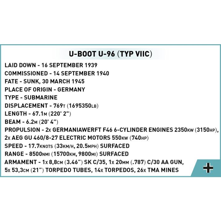 U-Boot U-96 Typ VIIC - fot. 5