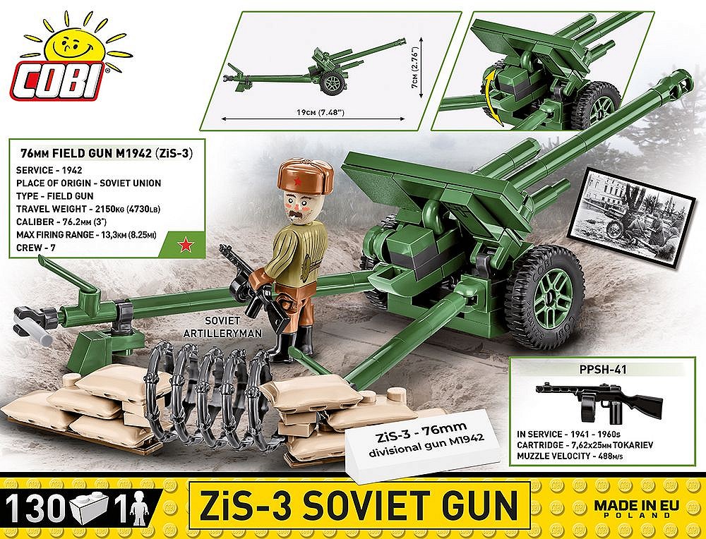 ZiS-3 76 mm Divisional Gun M1942 - fot. 4