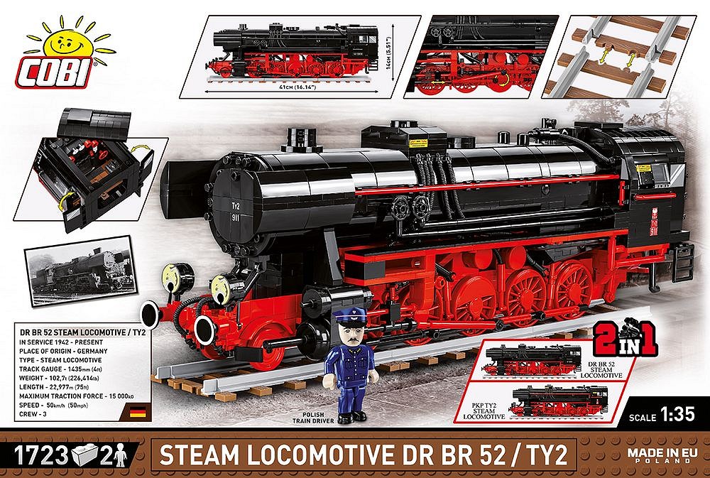 DR BR 52/TY2  Steam Locomotive - fot. 4