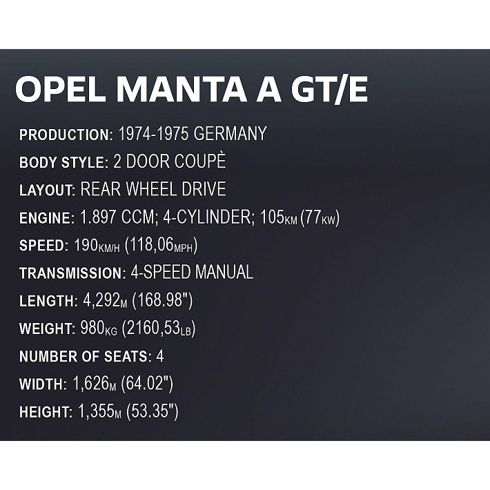 Opel Manta A GT/E  1974 - fot. 10