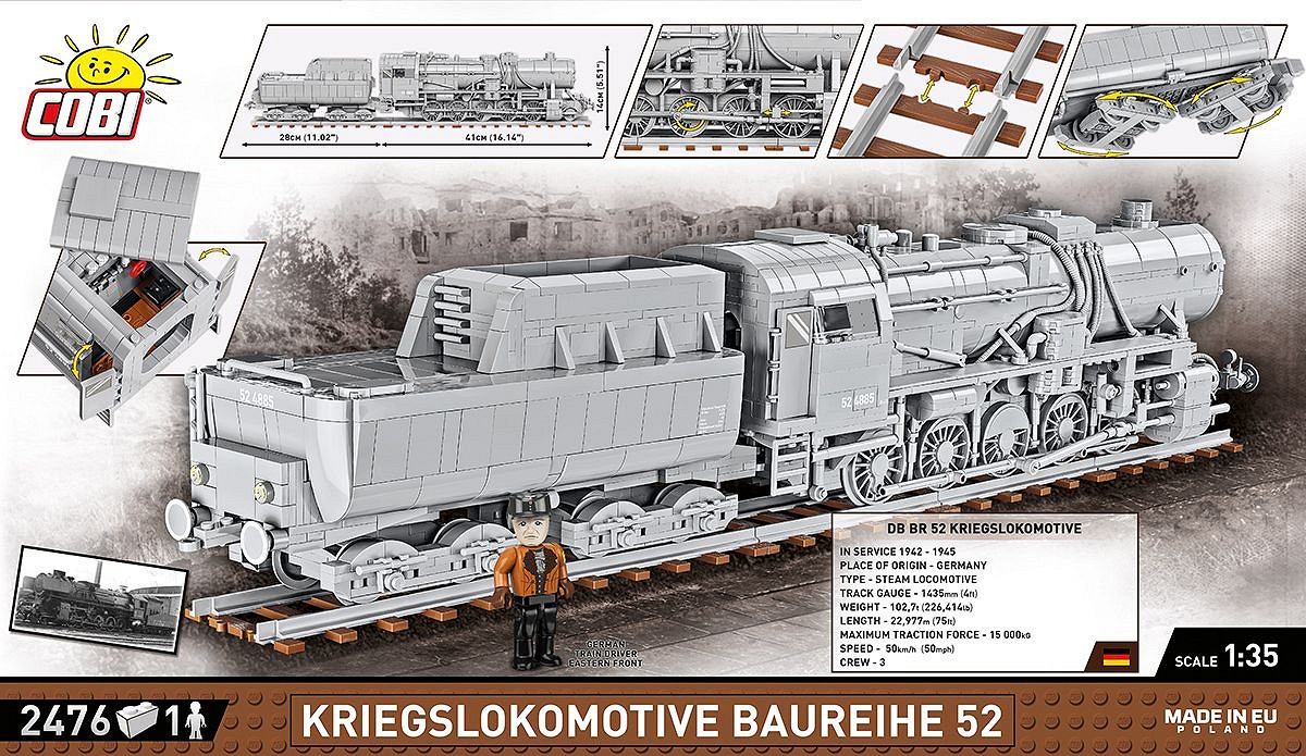 Kriegslokomotive Baureihe 52 - fot. 4