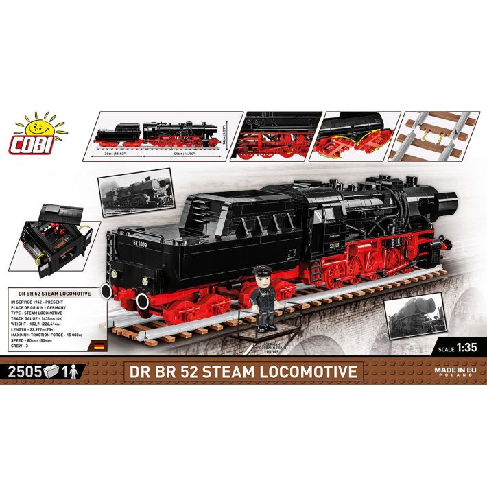 DR BR 52 Steam Locomotive - fot. 4