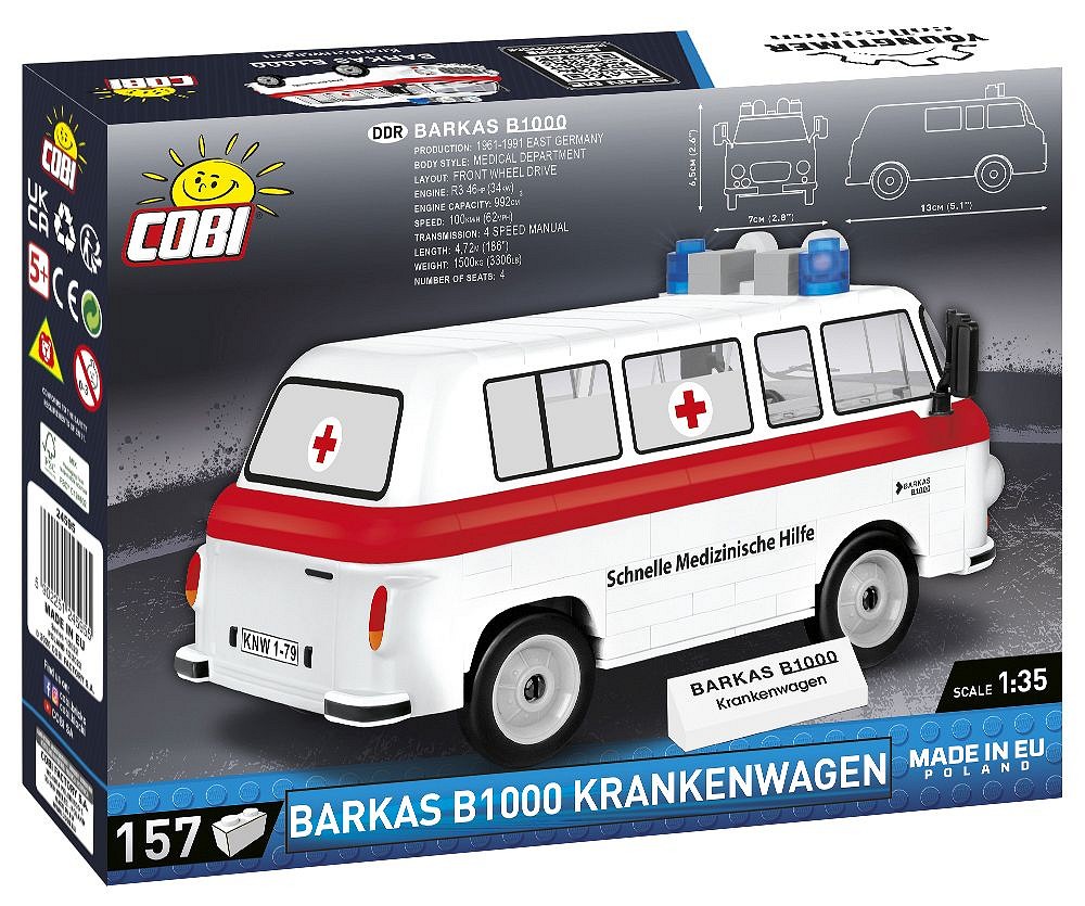 Barkas B1000 Krankenwagen - fot. 6