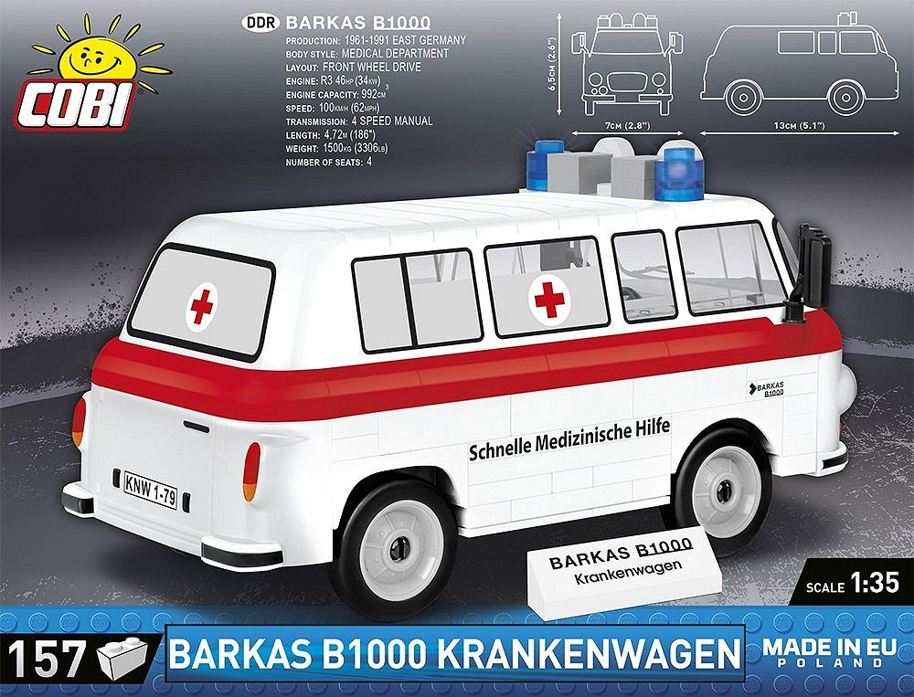 Barkas B1000 Krankenwagen - fot. 3