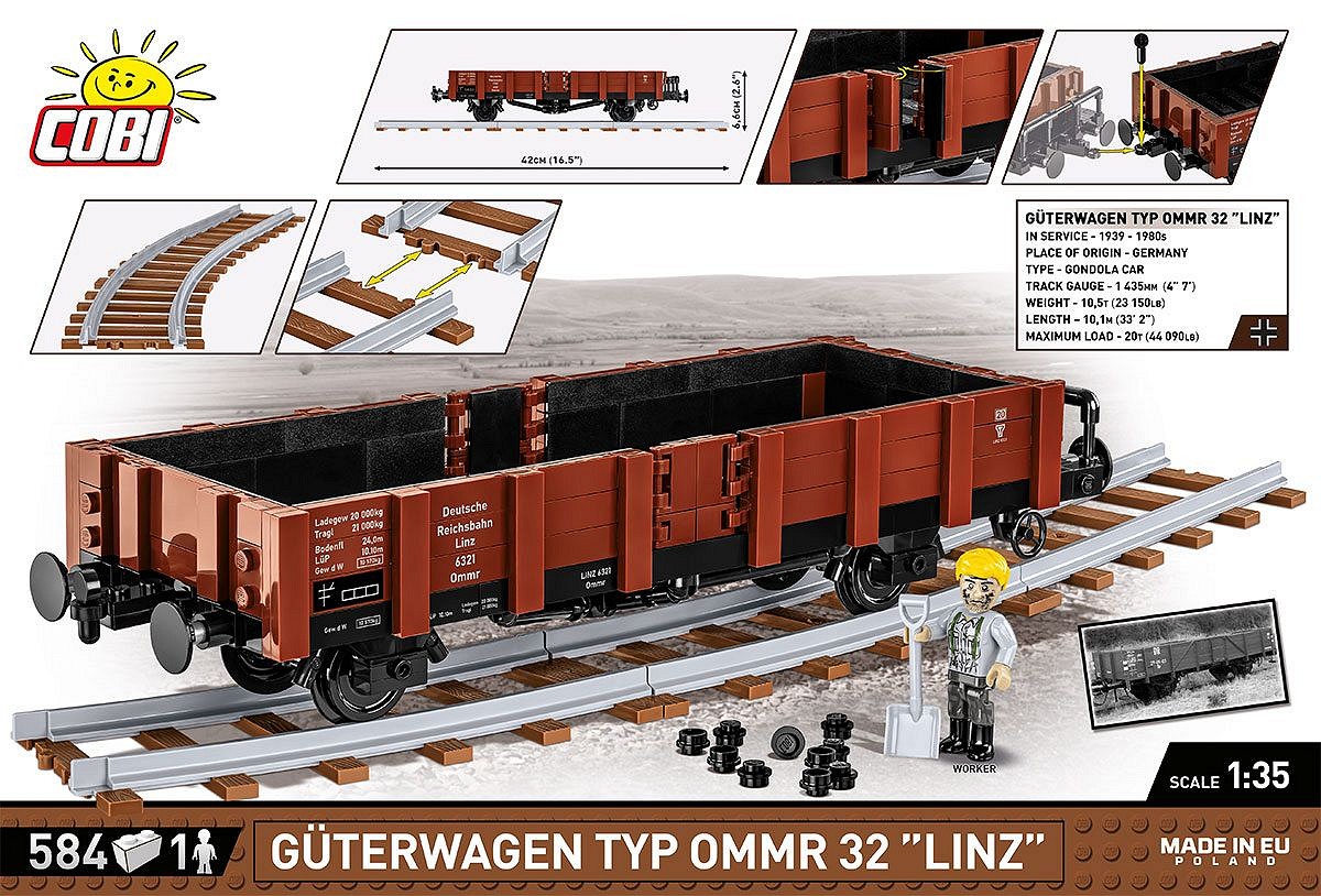 Güterwagen type Ommr 32 LINZ - fot. 4