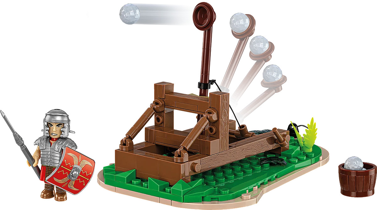Catapult Lego Medieval Soldiers MOC Medieval Chariots Siege Hammer