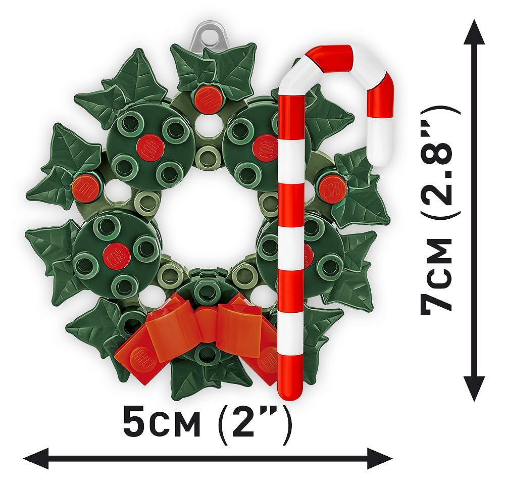 Ozdoby choinkowe - Wianek świąteczny - uszkodzone opakowanie - fot. 4