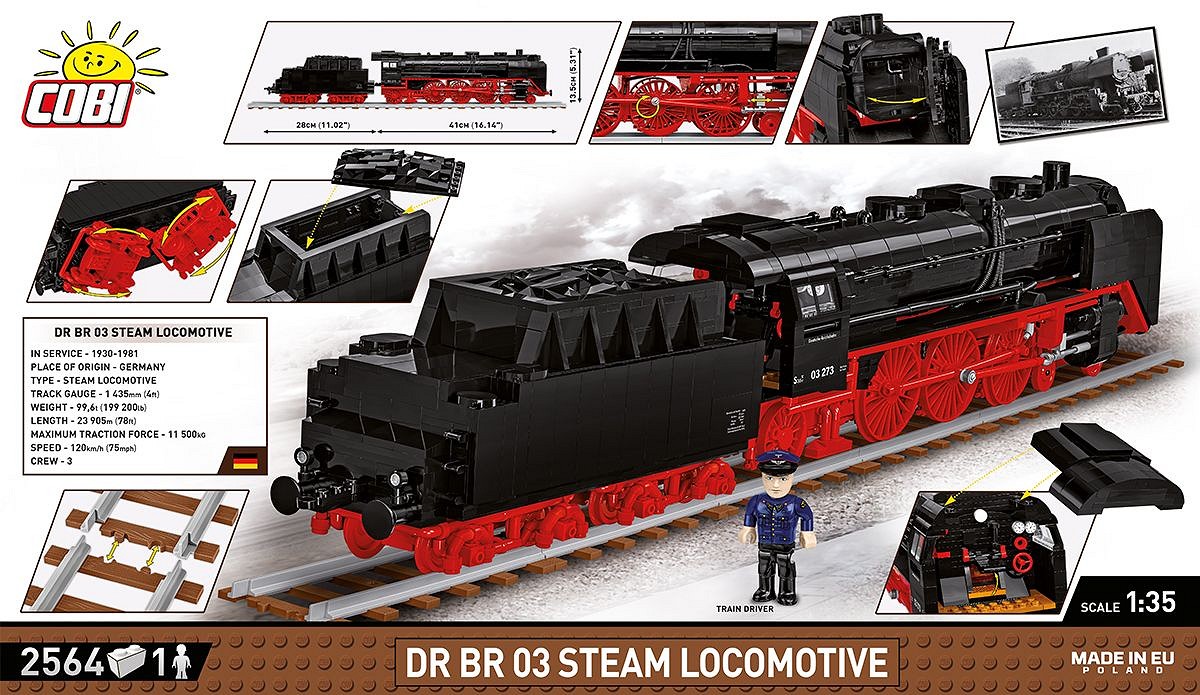 DR BR 03 Steam Locomotive - fot. 5
